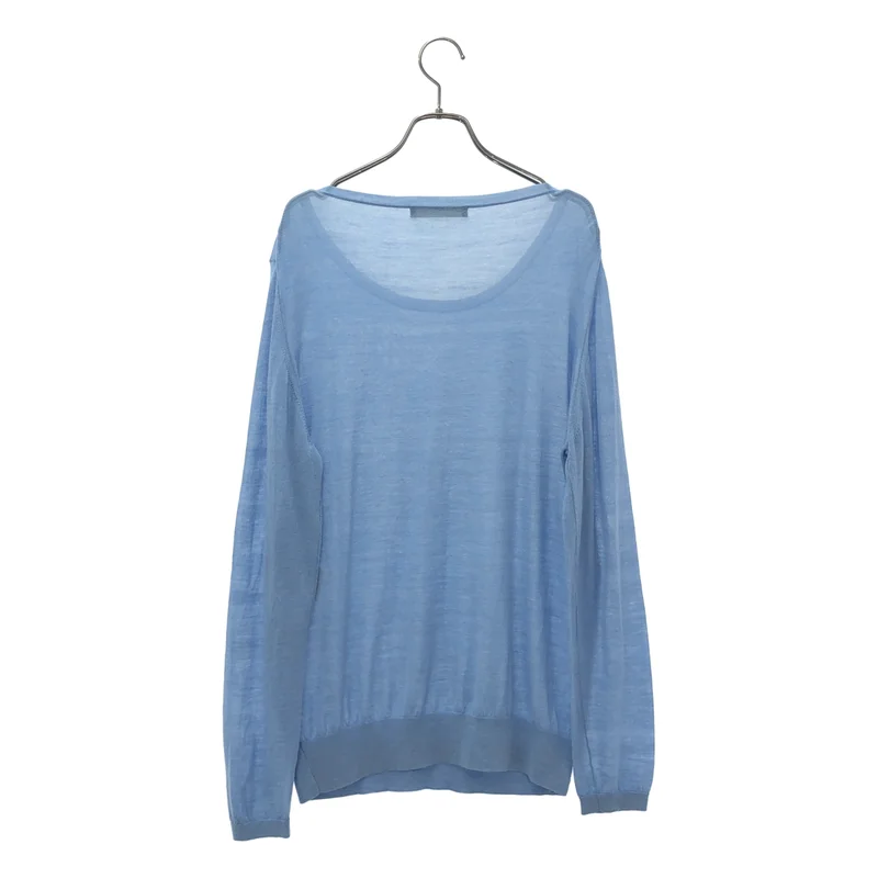 BALENCIAGA / バレンシアガ | ウール ハイゲージ クルーネックニット | 40 | レディース