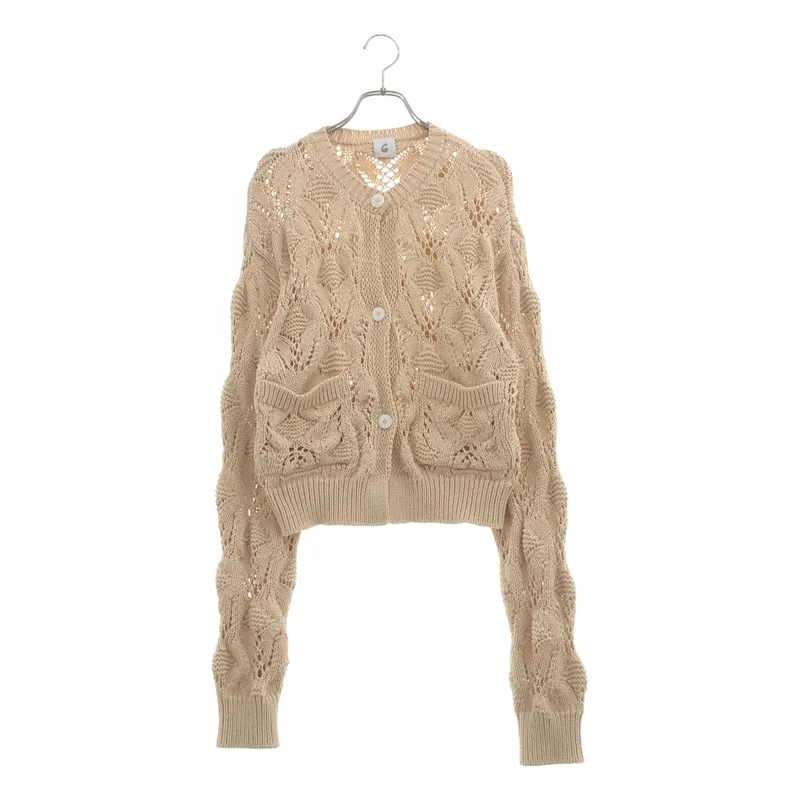 6(ROKU) / ロク | LILY YARN SUKASHI CARDIGAN | – KLD