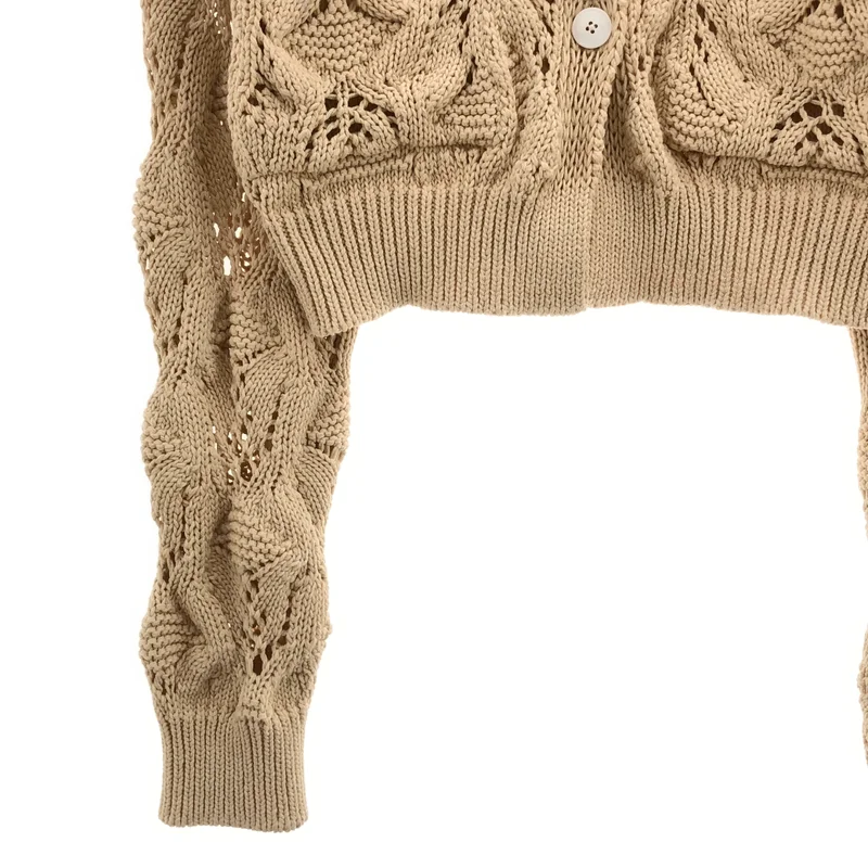6(ROKU) / ロク | LILY YARN SUKASHI CARDIGAN |