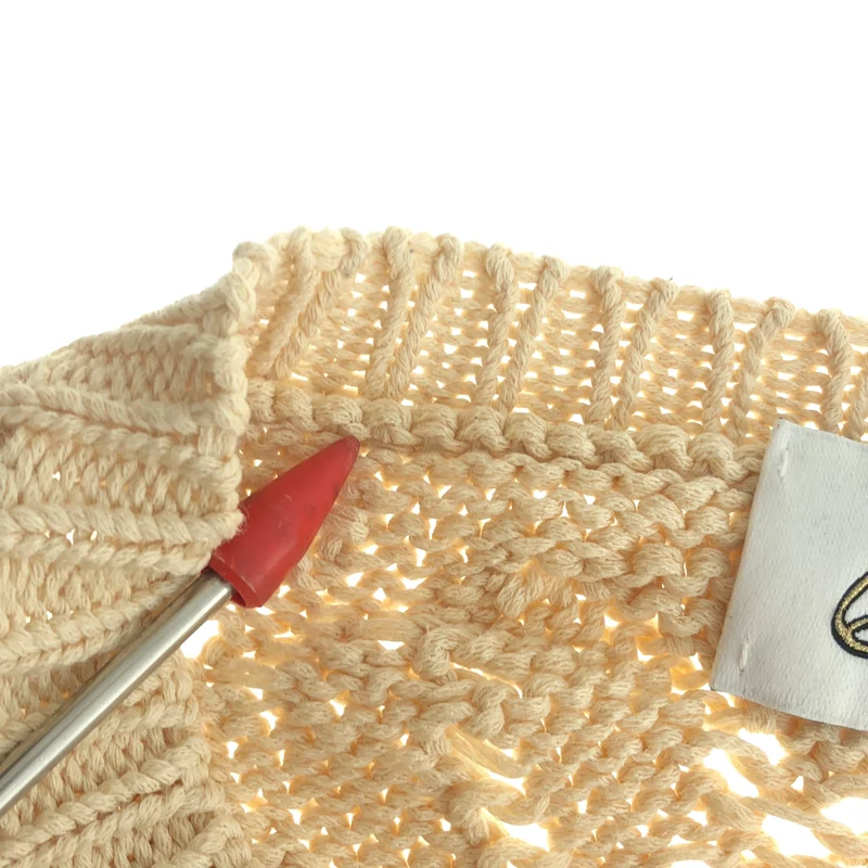 6(ROKU) / ロク | LILY YARN SUKASHI CARDIGAN |