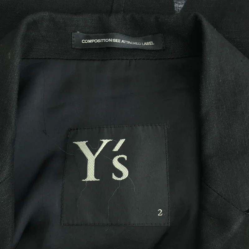 Y's / ワイズヨウジヤマモト | 2013SS | レーヨン × リネン タキシード ジャケット | 2 | レディース