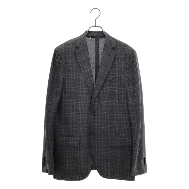 Ermenegildo Zegna / エルメネジルドゼニア | CROSSOVER ウール リネン シルク テーラードジャケット | 48 | メンズ