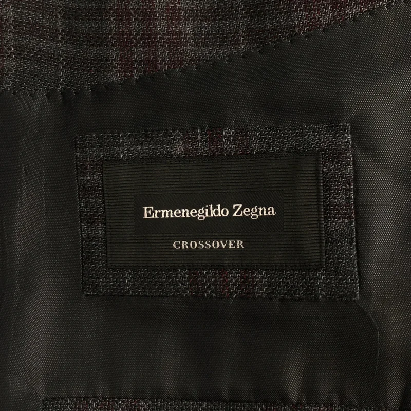 Ermenegildo Zegna / エルメネジルドゼニア | CROSSOVER ウール リネン シルク テーラードジャケット | 48 | メンズ