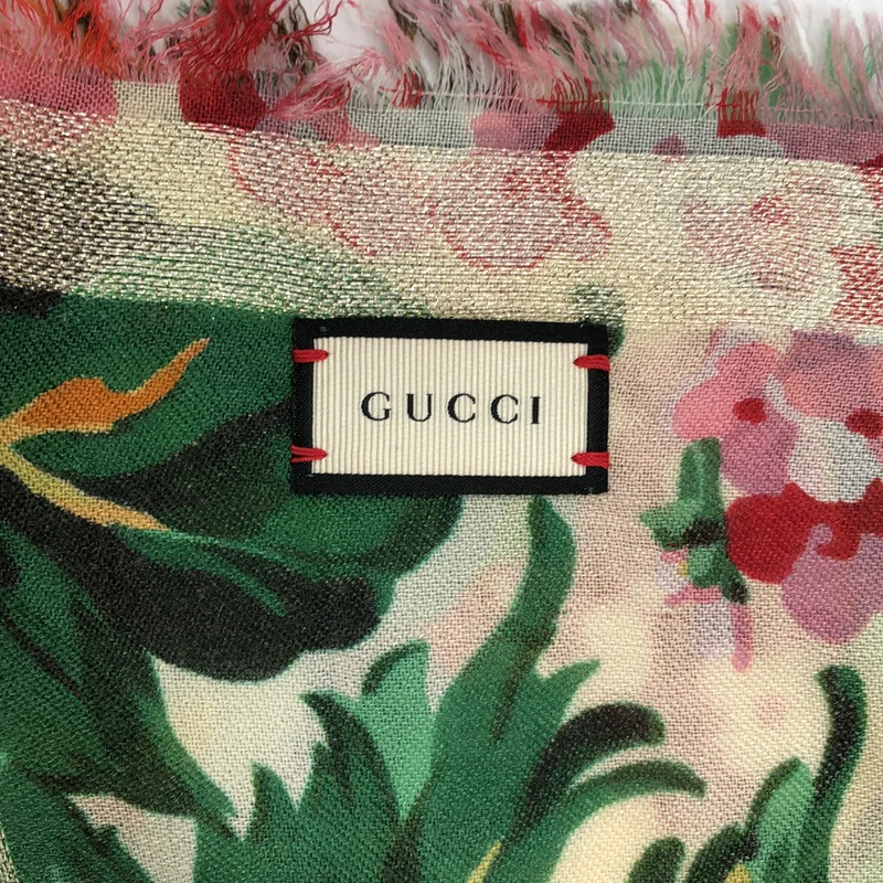 GUCCI / グッチ | Josephine フラワープリント 大判 ストール ショール |