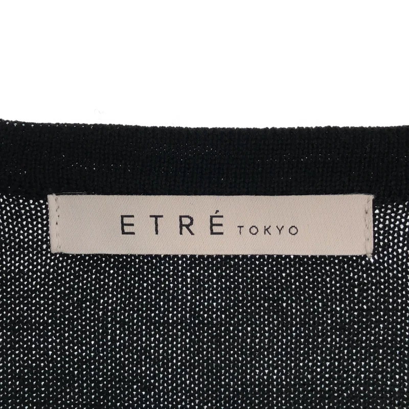 ETRE TOKYO / エトレトウキョウ | ウール ラウンドネック Iラインニットワンピース | F | レディース