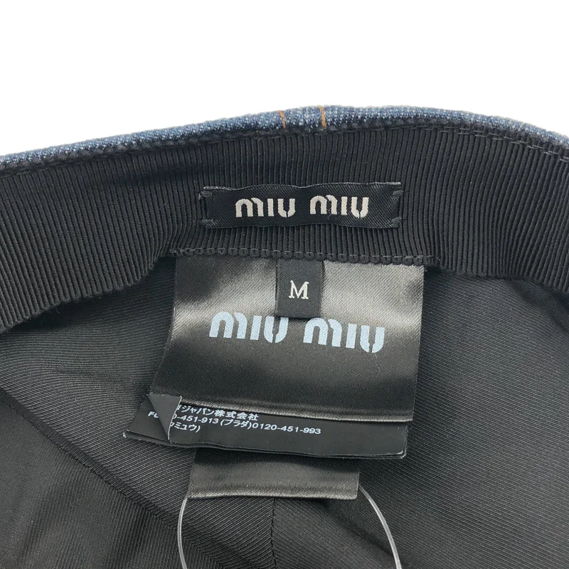 miu miu / ミュウミュウ | ロゴ ベースボールキャップ 5HC274 | M | その他