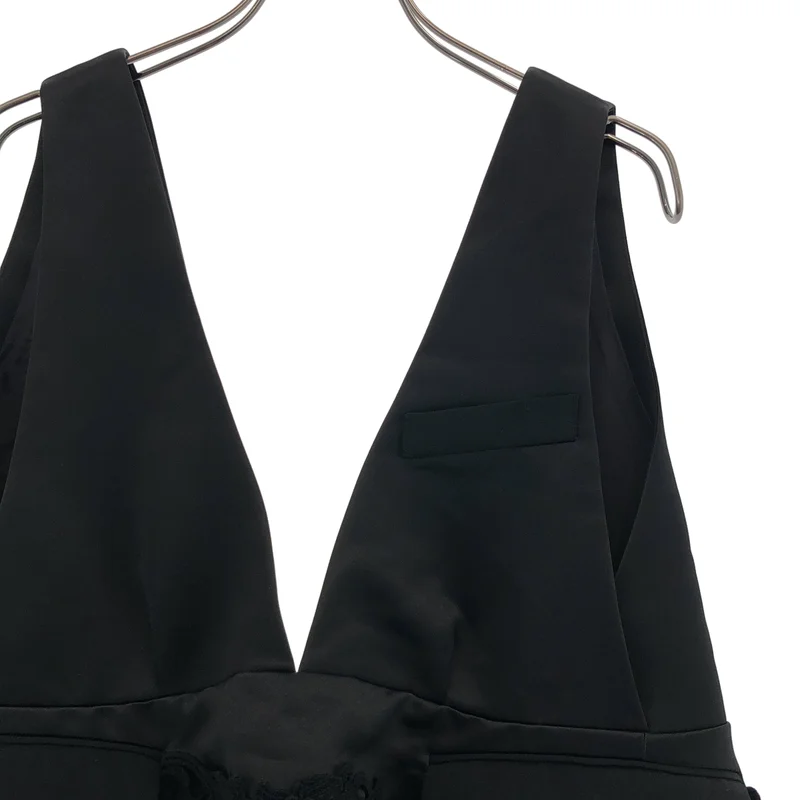 sacai / サカイ | サテン レース ベスト ジレ | 2 | レディース