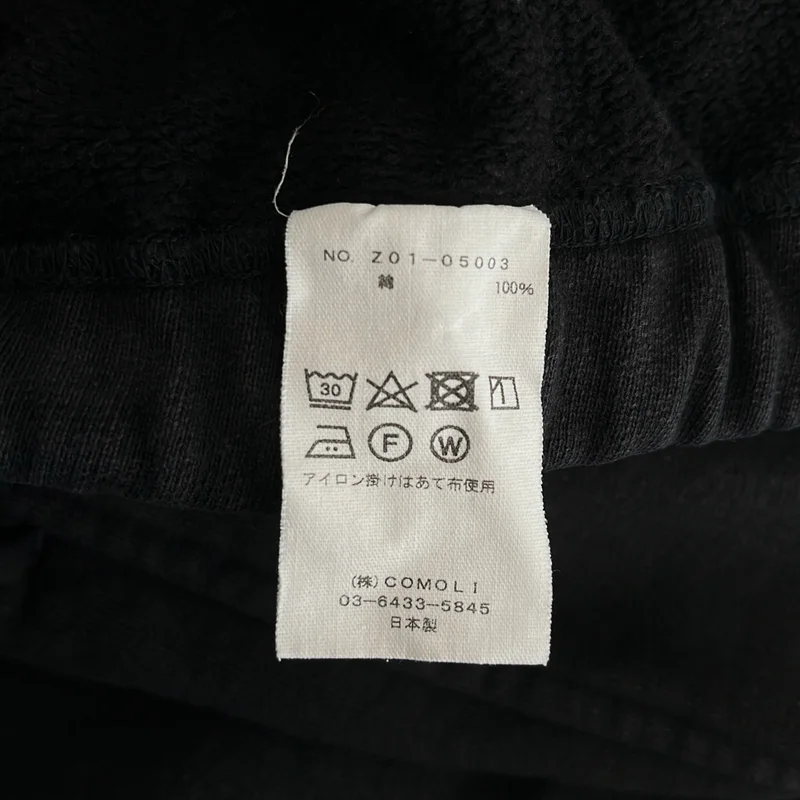 COMOLI / コモリ | コットン裏毛パンツ / Z01-05003 | 1 | メンズ