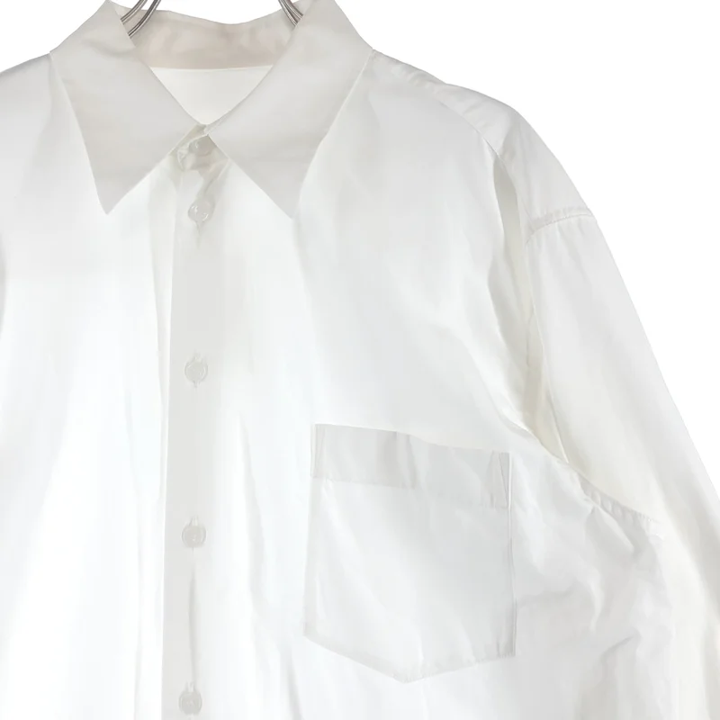 Maison Margiela / メゾンマルジェラ | 2020SS | 変形スリーブ オーバーシルエット シャツ ワンピース | 38 | レディース