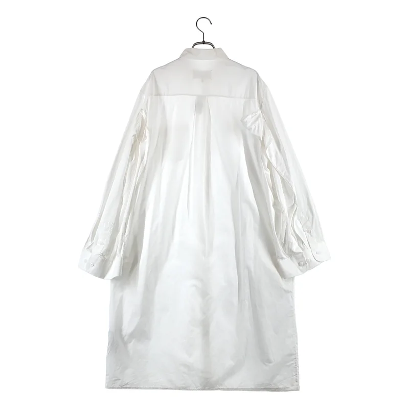 Maison Margiela / メゾンマルジェラ | 2020SS | 変形スリーブ オーバーシルエット シャツ ワンピース | 38 | レディース
