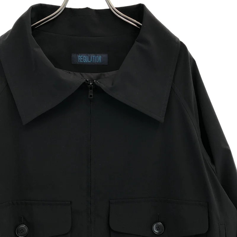 REGULATION Yohji Yamamoto / レギュレーションヨウジヤマモト | 2020AW | ポリエステル ジップアップジャケット | 2 | メンズ
