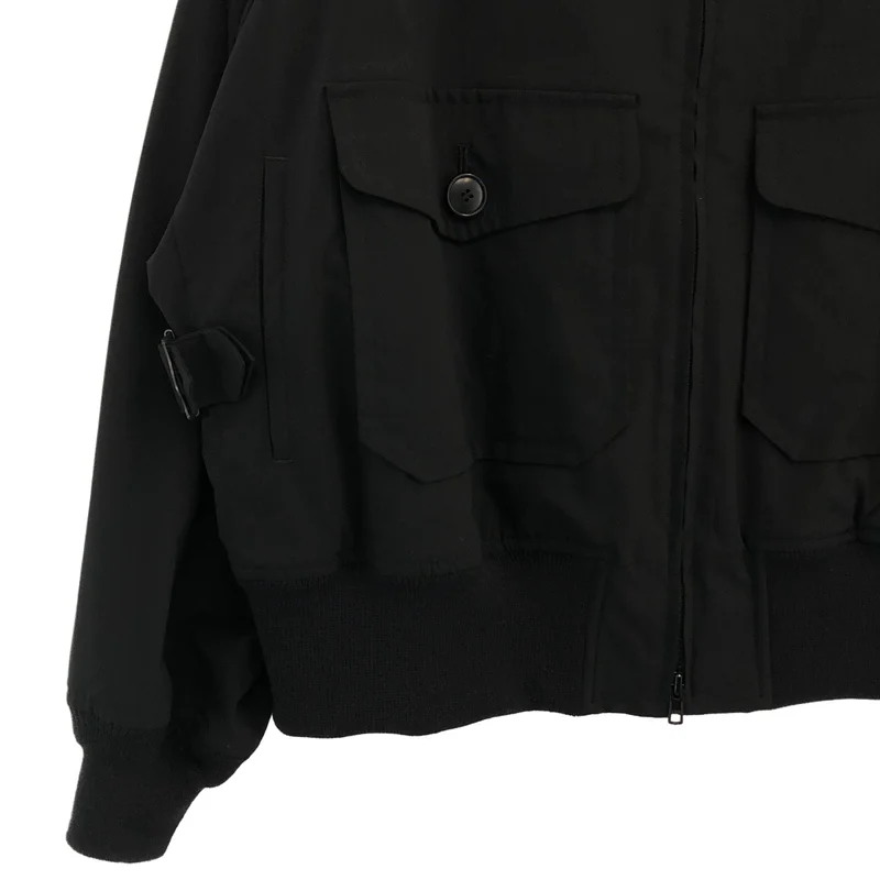 REGULATION Yohji Yamamoto / レギュレーションヨウジヤマモト | 2020AW | ポリエステル ジップアップジャケット | 2 | メンズ