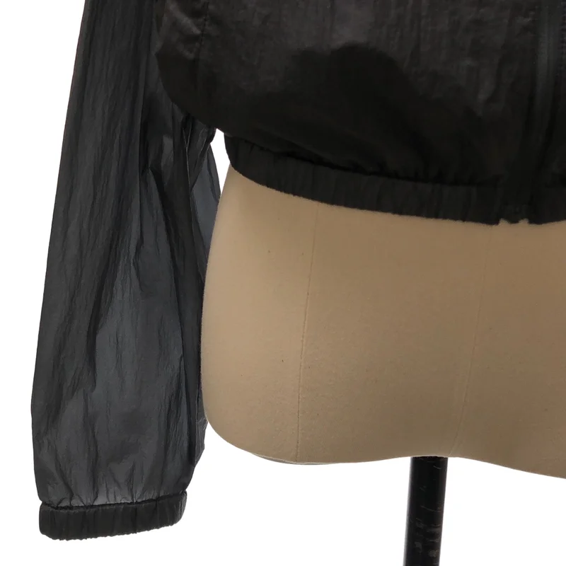AMOMENTO / アモーメント | 2024SS | REVERSIBLE SHIRRING CROP HOODED JUMPER / リバーシブル シャーリングクロップ フーデッドジャンパー | 0 | レディース
