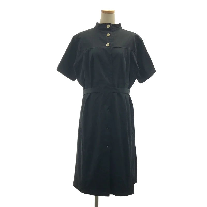 REGULATION Yohji Yamamoto / レギュレーションヨウジヤマモト | 2019SS | コットンベビーツイル 半袖ワンピース | 1 | レディース