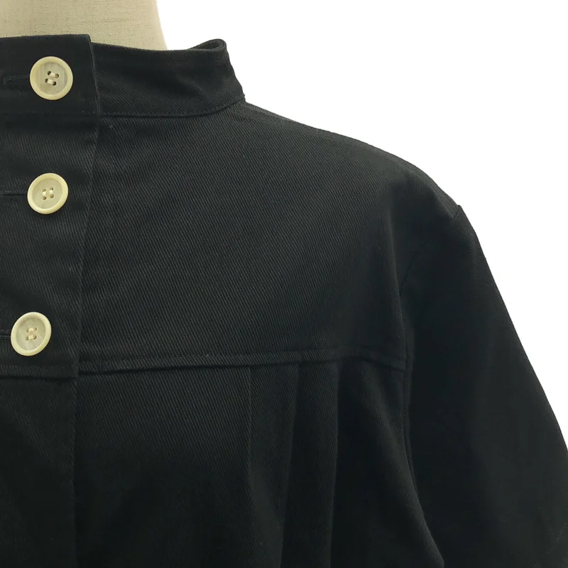 REGULATION Yohji Yamamoto / レギュレーションヨウジヤマモト | 2019SS | コットンベビーツイル 半袖ワンピース | 1 | レディース
