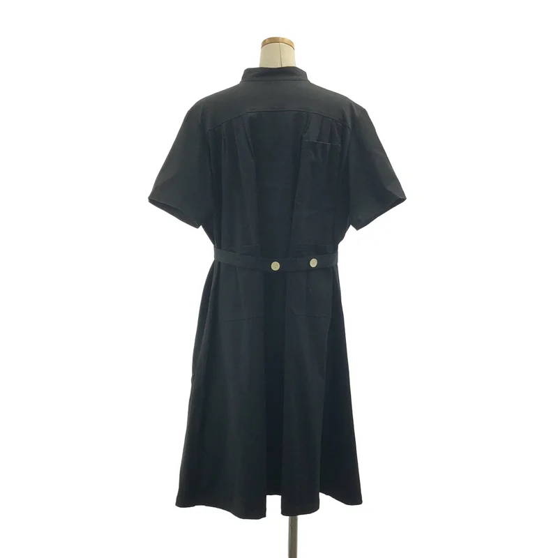 REGULATION Yohji Yamamoto / レギュレーションヨウジヤマモト | 2019SS | コットンベビーツイル 半袖ワンピース | 1 | レディース