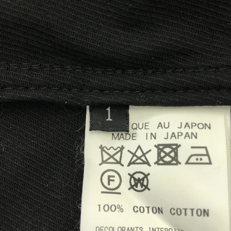 REGULATION Yohji Yamamoto / レギュレーションヨウジヤマモト | 2019SS | コットンベビーツイル 半袖ワンピース | 1 | レディース