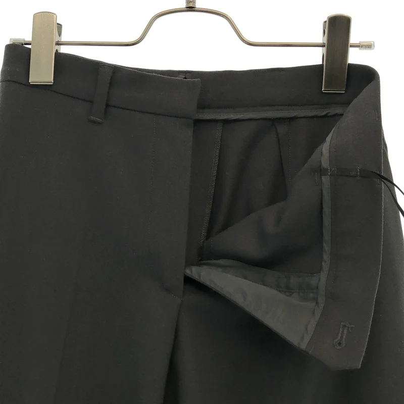 JIL SANDER / ジルサンダー | ウール ストレートスラックス | 34 | レディース