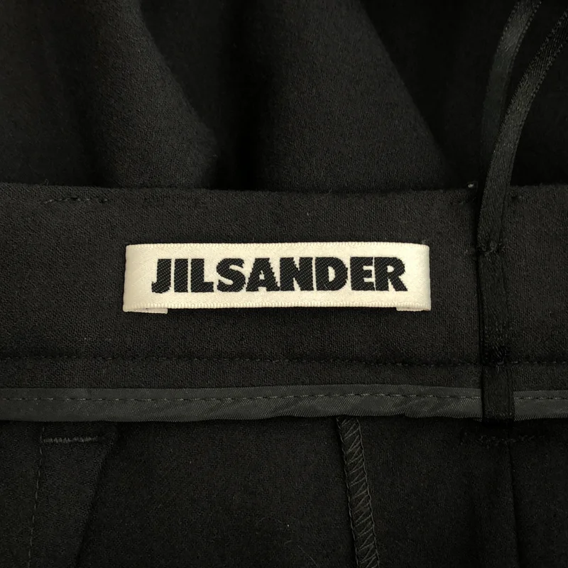 JIL SANDER / ジルサンダー | ウール ストレートスラックス | 34 | レディース