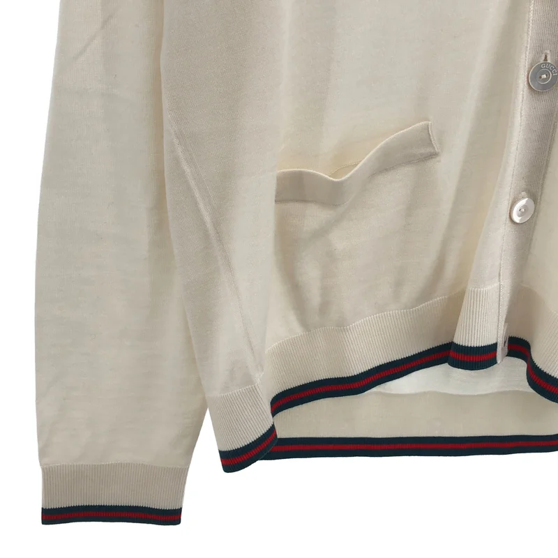 GUCCI / グッチ | エクストラファインカシミアシルク カーディガン 818588 | M | レディース