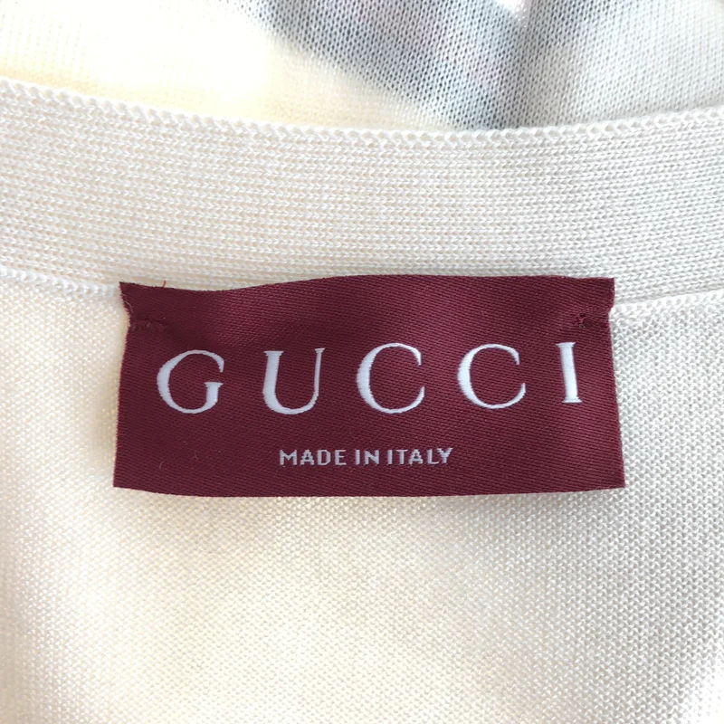 GUCCI / グッチ | エクストラファインカシミアシルク カーディガン 818588 | M | レディース