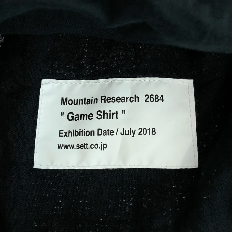 Mountain Research / マウンテンリサーチ | ハンティング バンドカラーシャツ | M | メンズ