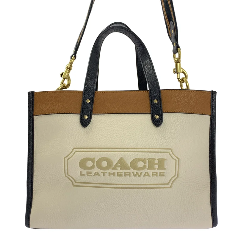 COACH / コーチ | 2way ショルダー付き カラーブロック ロゴ フィールドトートバッグ |