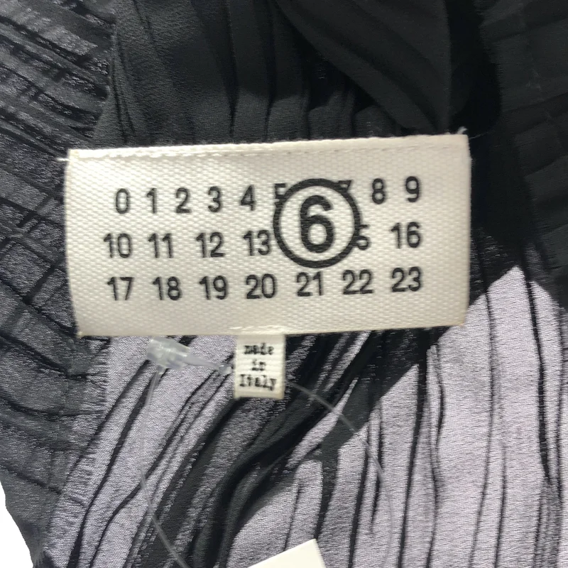 MM6 Maison Margiela / エムエムシックスメゾンマルジェラ | プリーツ シャツ_長袖 S52NH0012 | S | レディース