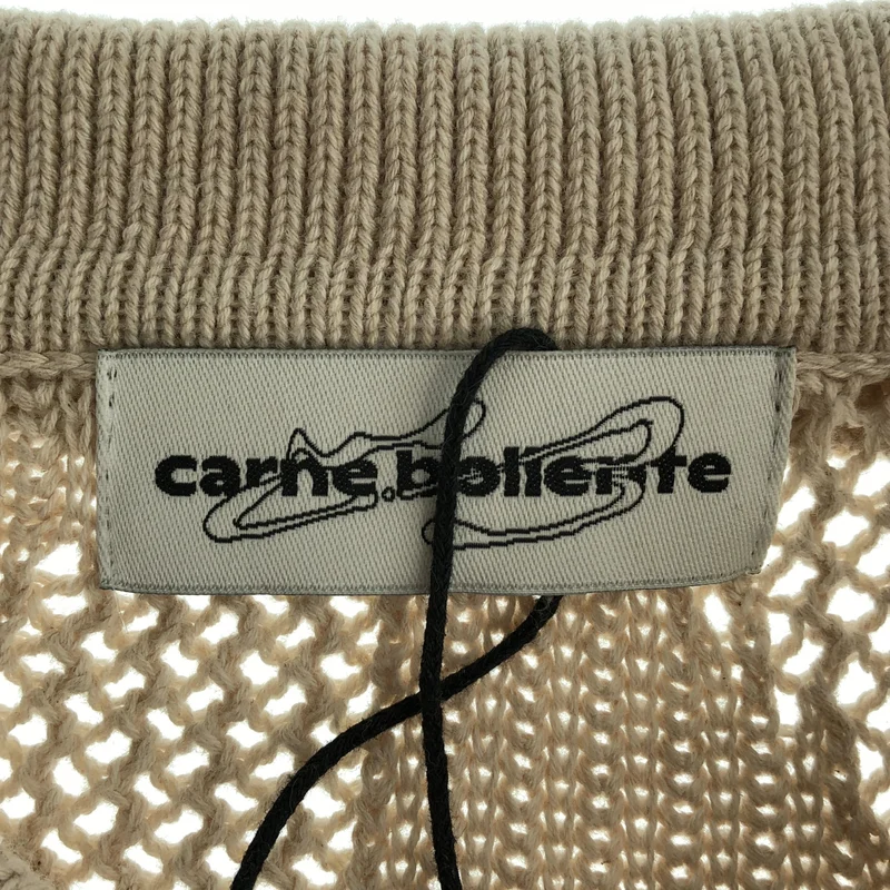 Carne Bollente / カルネボレンテ | 2025SS | Cupids Net ローゲージ ニットシャツ | M | メンズ