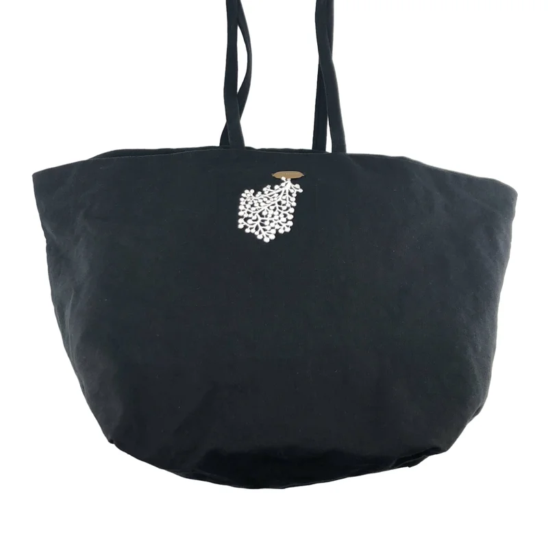 mina perhonen / ミナペルホネン | 2025SS | tanto bag / forest parade モチーフ コットンキャンバス トートバッグ |