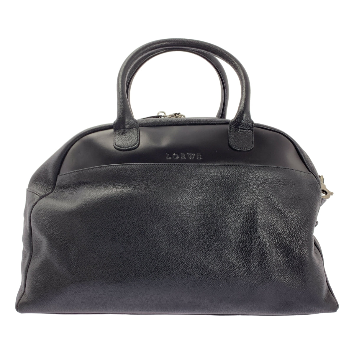 LOEWE ロエベ　黒レザーボストンバッグ 美品】 LOEWE / ロエベ | レザー 2WAY ボストンバッグ | ブラック