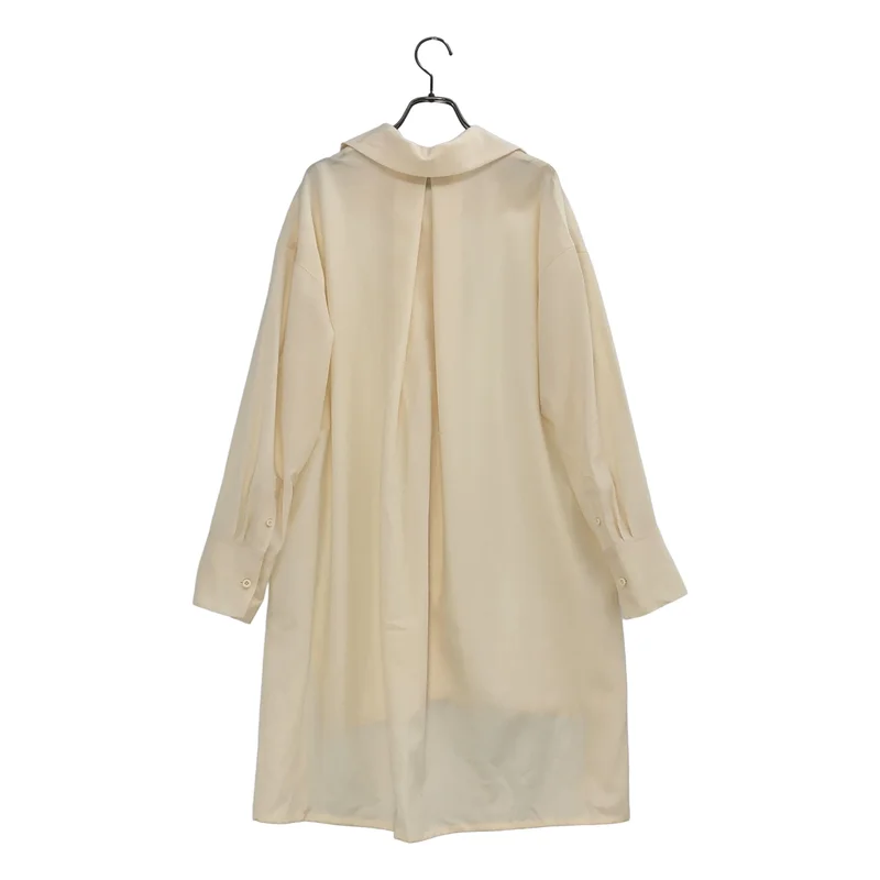 CABaN / キャバン | ウール ハイネック ロングシャツ | S | レディース