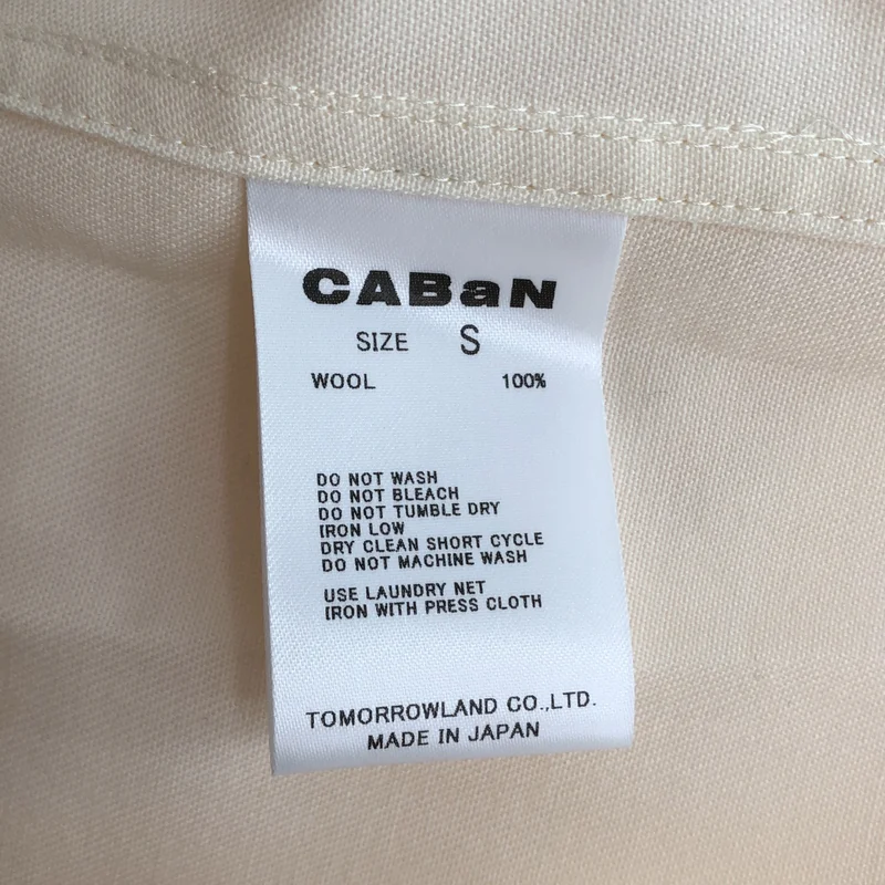 CABaN / キャバン | ウール ハイネック ロングシャツ | S | レディース
