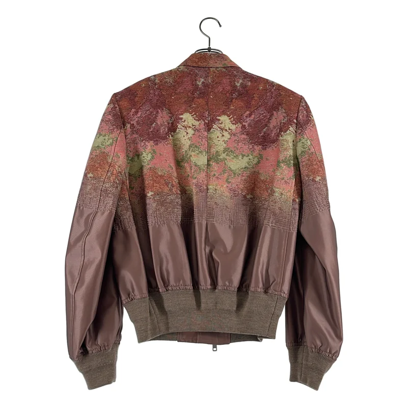 TAAKK / ターク | 2023AW | Abstract Jacquard Tailored Jacket ジャガード ドッキングブルゾン ジャケット | 2 | メンズ