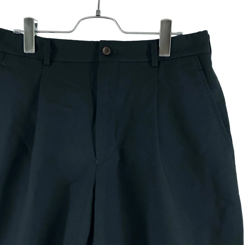 COMME des GARCONS HOMME PLUS / コムデギャルソンオムプリュス | 2023SS | ポリエステル縮絨 タック テーパードパンツ | M | メンズ