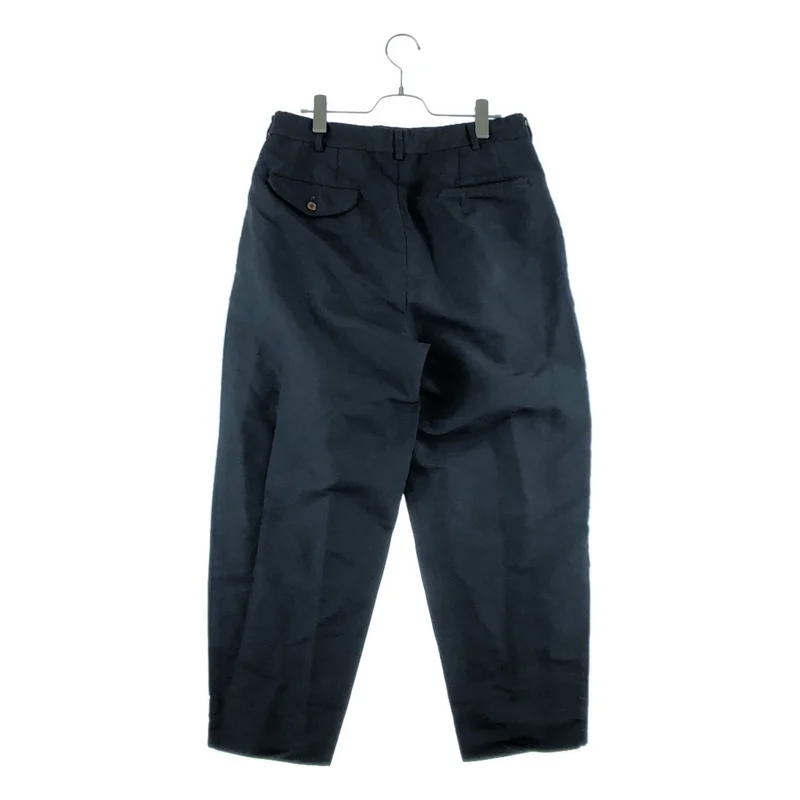 COMME des GARCONS HOMME PLUS / コムデギャルソンオムプリュス | 2023SS | ポリエステル縮絨 タック テーパードパンツ | M | メンズ
