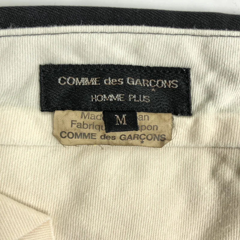 COMME des GARCONS HOMME PLUS / コムデギャルソンオムプリュス | 2023SS | ポリエステル縮絨 タック テーパードパンツ | M | メンズ