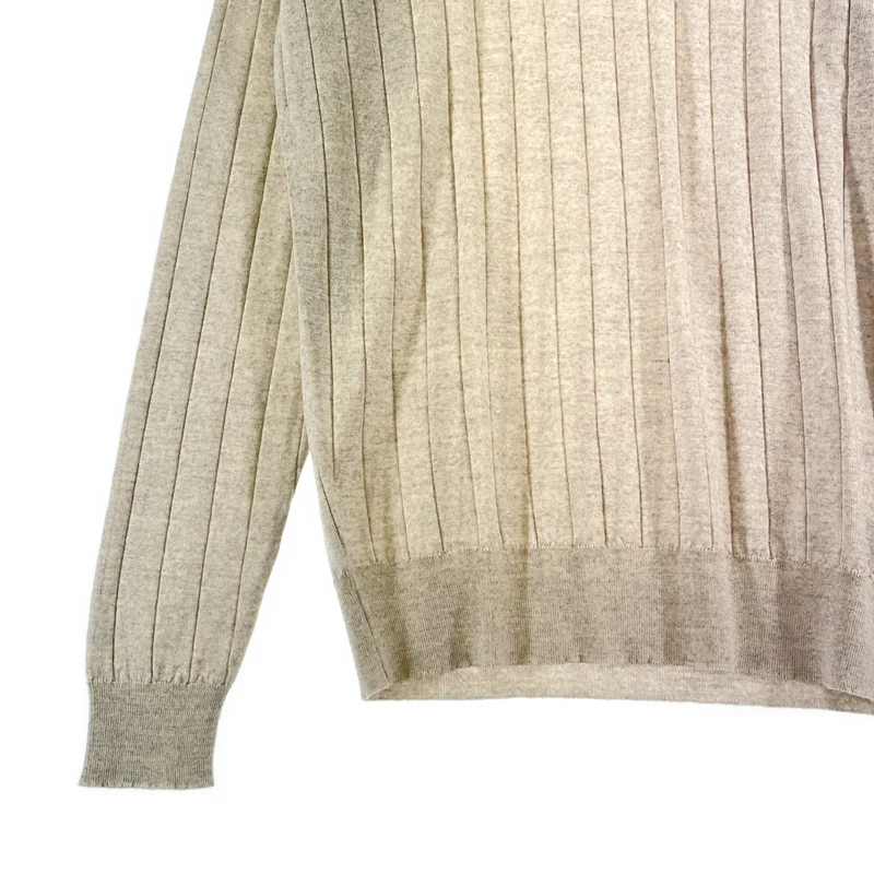 JOHN SMEDLEY / ジョンスメドレー | メリノウール リブニットポロシャツ | S | メンズ