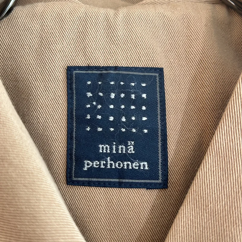 mina perhonen / ミナペルホネン | Au lait ドルマンスリーブ コート qa6330 | 38 | レディース