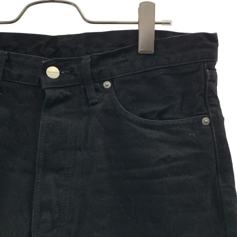 Graphpaper / グラフペーパー | Selvage Denim Five Pocket Wide Straight Pants /  セルビッチ デニムパンツ | 2 | メンズ
