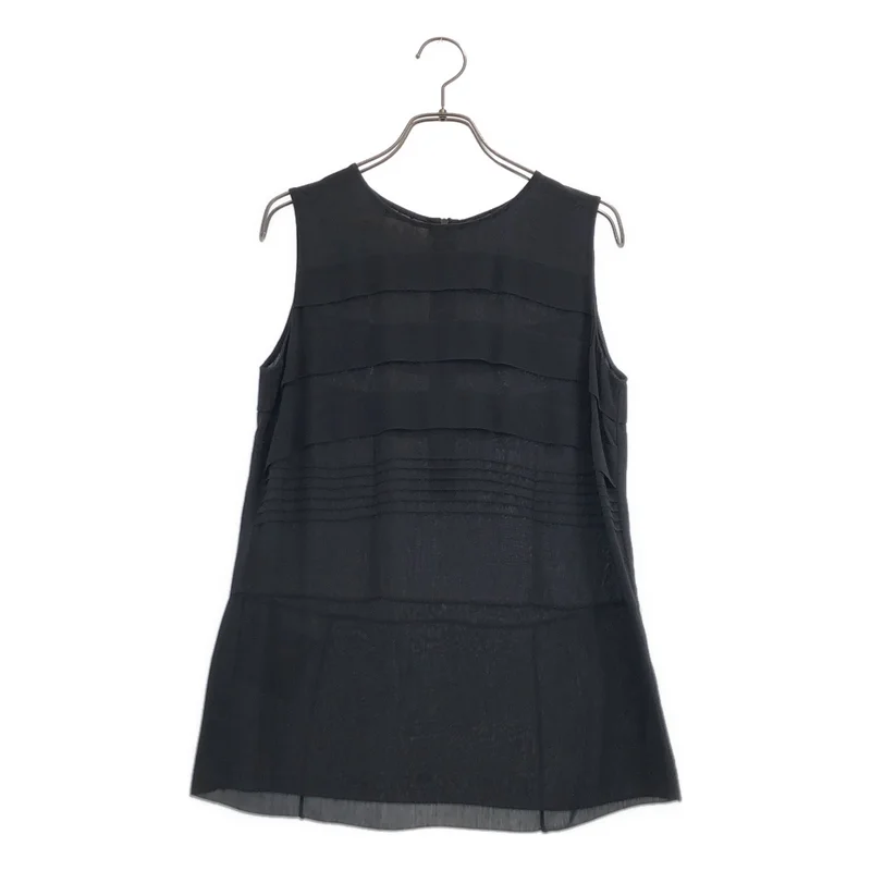 MARNI / マルニ | バックジップ ティアード ノースリーブチュニック ブラウス | 38 | レディース