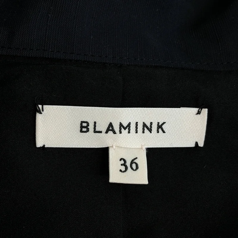 BLAMINK / ブラミンク | スタンドカラーショートスリーブブルゾン ジャケット | 36 | レディース