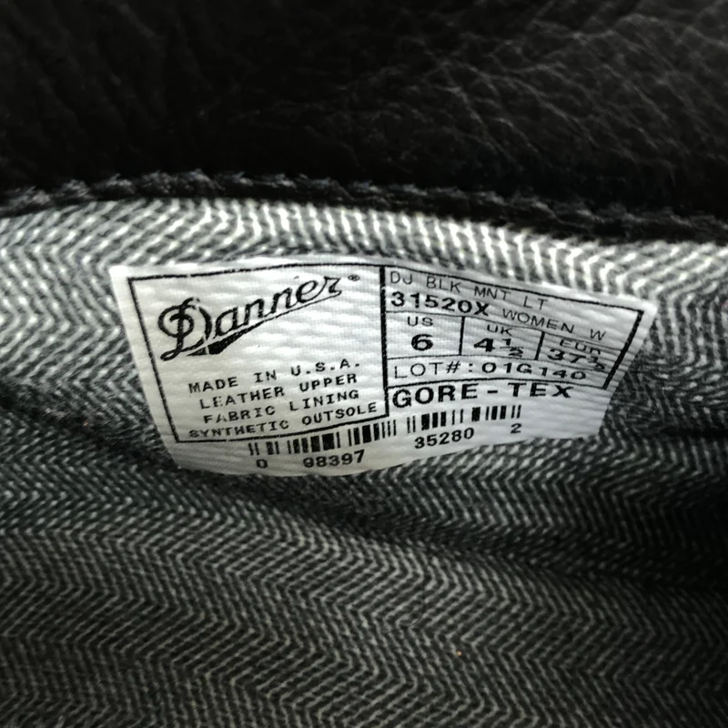 DANNER / ダナー | MOUNTAIN LIGHT BLACK / マウンテンライト レザー ショートブーツ | 6 | レディース