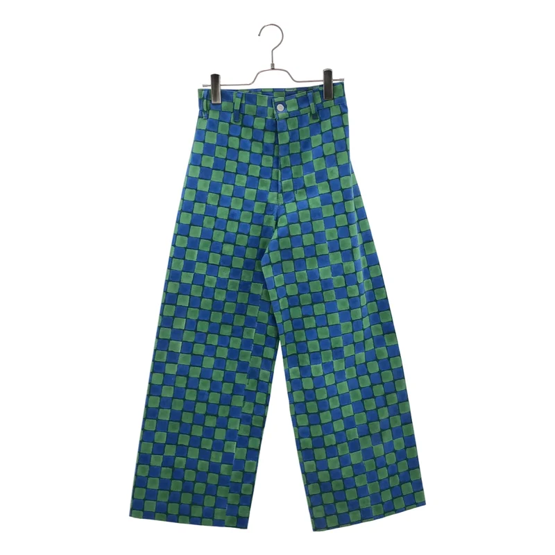 SZ Blockprints / エスゼットブロックプリント | チェック ワイドパンツ | XS | レディース