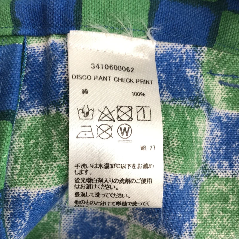 SZ Blockprints / エスゼットブロックプリント | チェック ワイドパンツ | XS | レディース