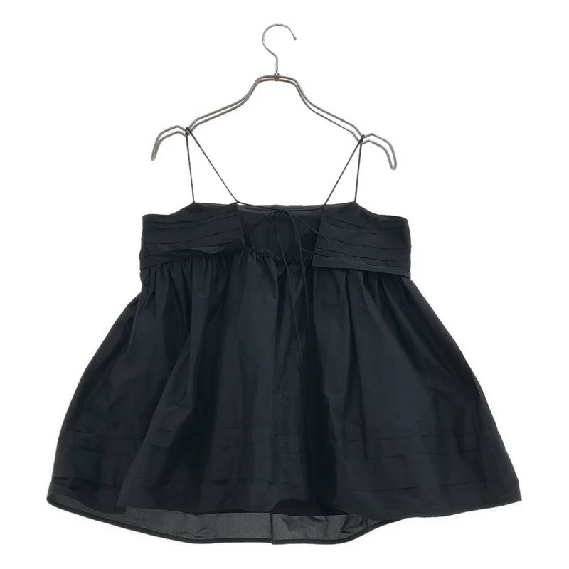 DEPAREILLE / デパリエ | TAFFETA TUCK CAMISOLE BLOUSE キャミソール B1152AFB334 | 38 | レディース