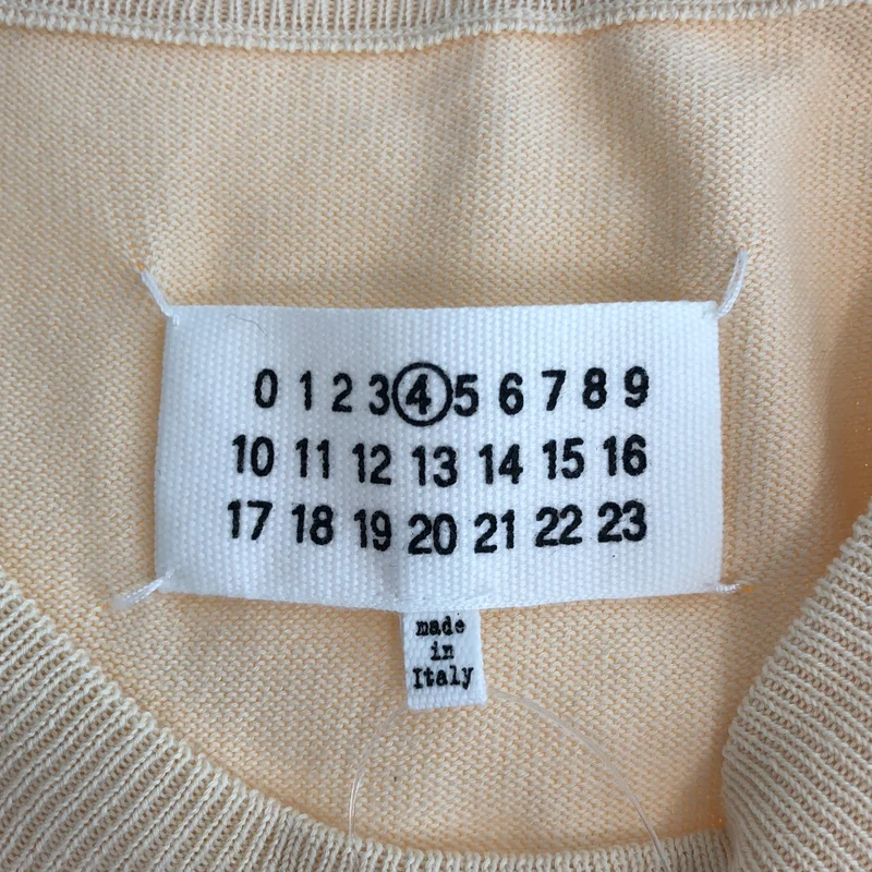Maison Margiela / メゾンマルジェラ | ロゴ刺しゅう ショートスリーブ ニット | 1 | レディース