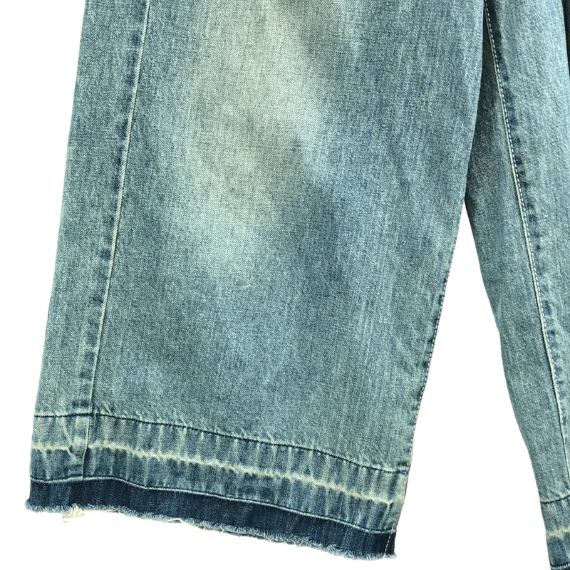 sacai / サカイ | デニム アシンメトリー ワイドパンツ | 1 | レディース