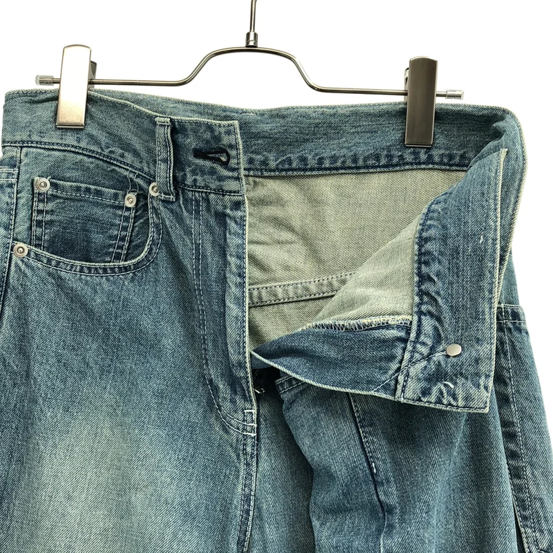 sacai / サカイ | デニム アシンメトリー ワイドパンツ | 1 | レディース