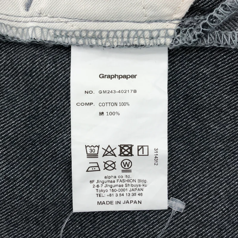 Graphpaper / グラフペーパー | 2024AW | Colorfast Denim Two Tuck Pants デニムパンツ | 1 | メンズ